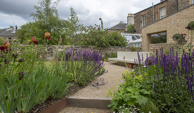 A garden design in Grange